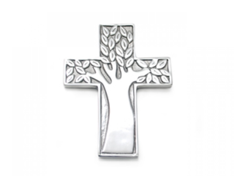 CRUZ ARBOL DE LA VIDA MED CRUCES DE PEWTER